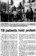TB Patients protest